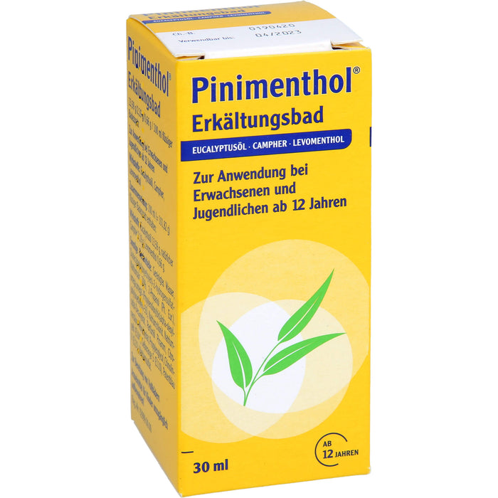 Pinimenthol Erkältungsbad, 30 ml Solution