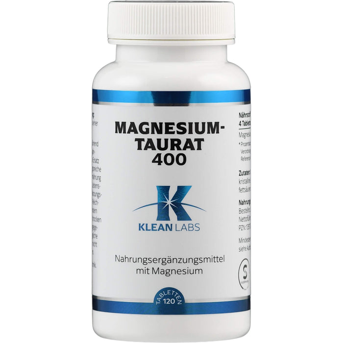 Magnesium Taurat 400 KLEAN LABS, 120 St TAB