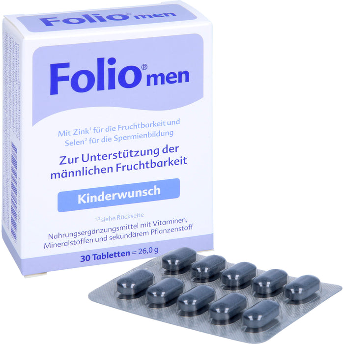 Folio men Kinderwunsch Tabletten, 30 pcs. Tablets