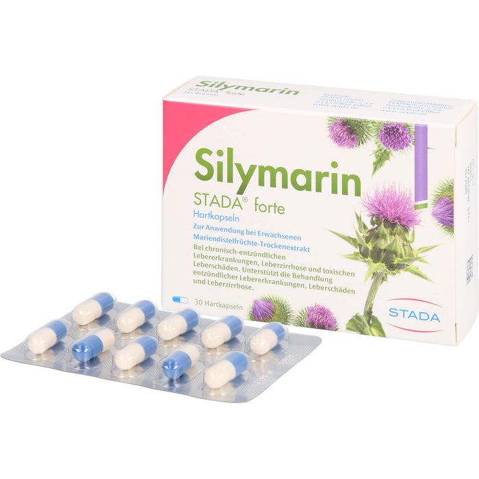 Silymarin STADA forte Hartkapseln, 30 pc Capsules