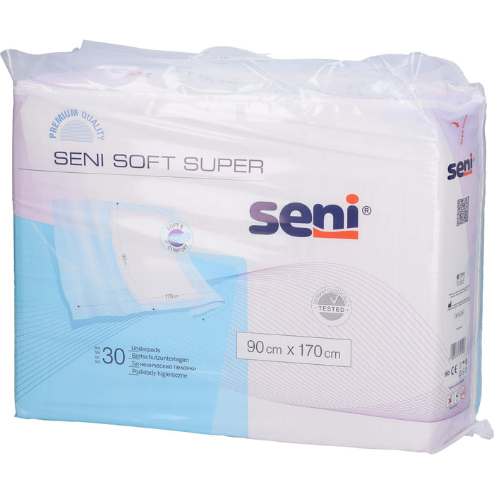 Seni Soft Super Bettschutzunterlagen 90x170, 30 St