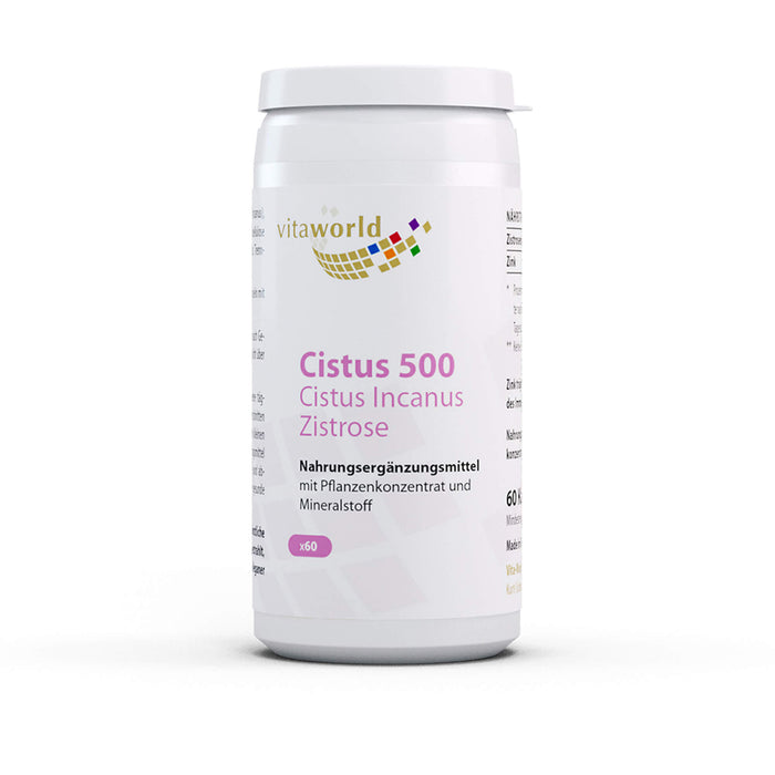 vitaworld Cistus 500 Kapseln, 60 pc Capsules