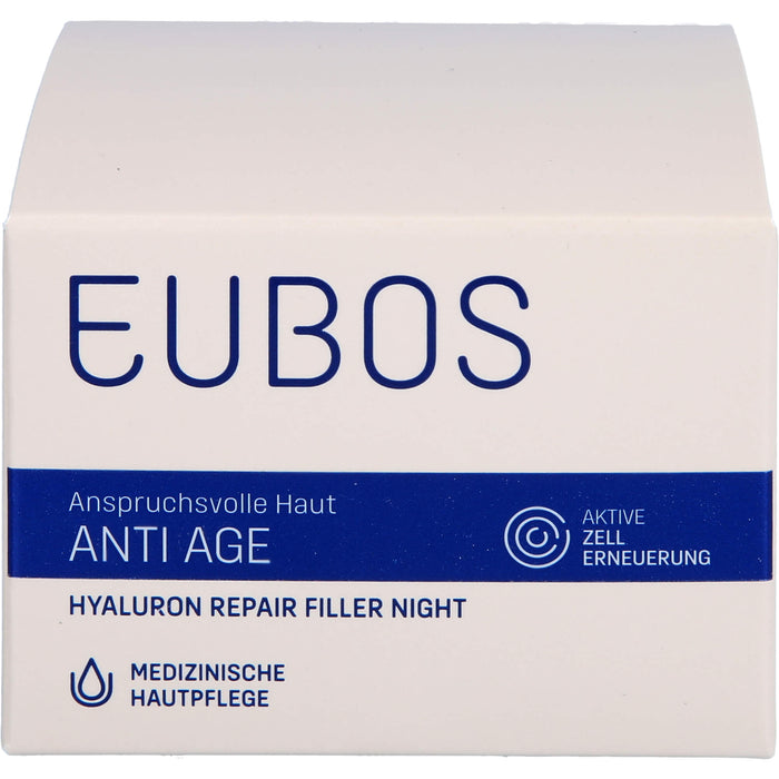 EUBOS Hyaluron Repair Filler Night Creme, 50 ml Cream