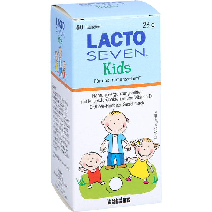 Lacto Seven Kids Kautabletten für das Immunsystem, 50 pcs. Tablets