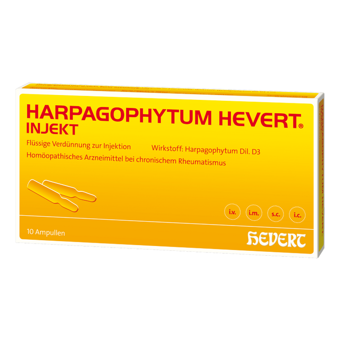 Harpagophytum Hevert injekt Ampullen, 10 pc Ampoules