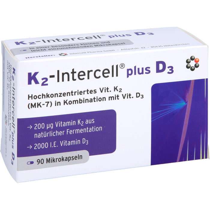 K2-Intercell plus D3 Kapseln, 90 pcs. Capsules