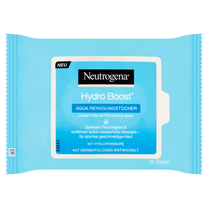 Neutrogena Hydro Boost Aqua Reinigungstücher, 25 pcs. Cloths