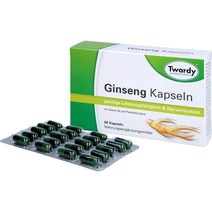 Twardy Ginseng Kapseln, 60 St. Kapseln