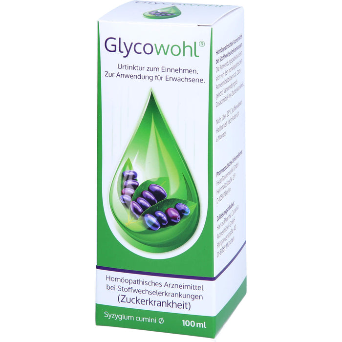 Glycowohl Urtinktur zum Einnehmen bei Stoffwechselerkrankungen, 100 ml Lösung