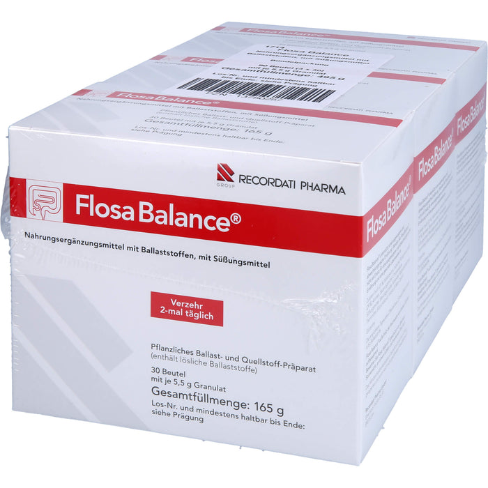 Flosa Balance Granulat pflanzliches Ballast- und Quellstoff-Präparat, 90 pcs. Sachets