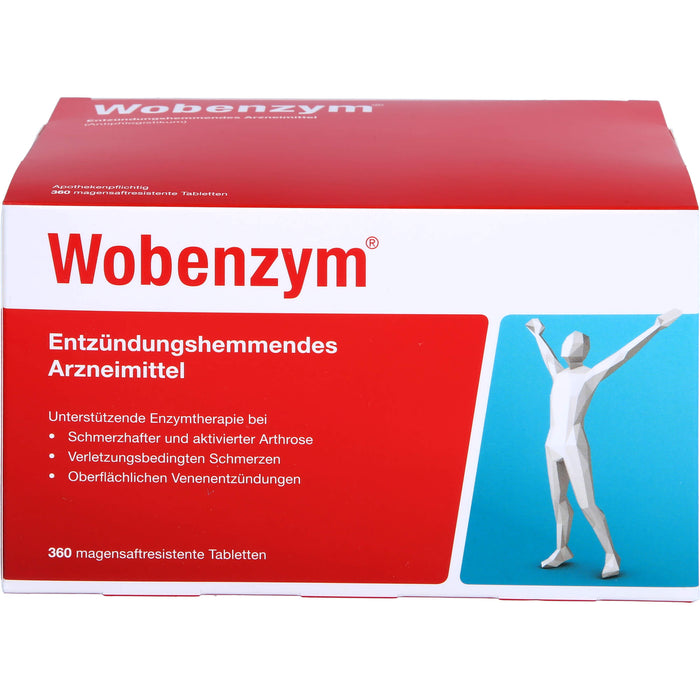 Wobenzym, magensaftresistente Tablette, 360 pcs. Tablets