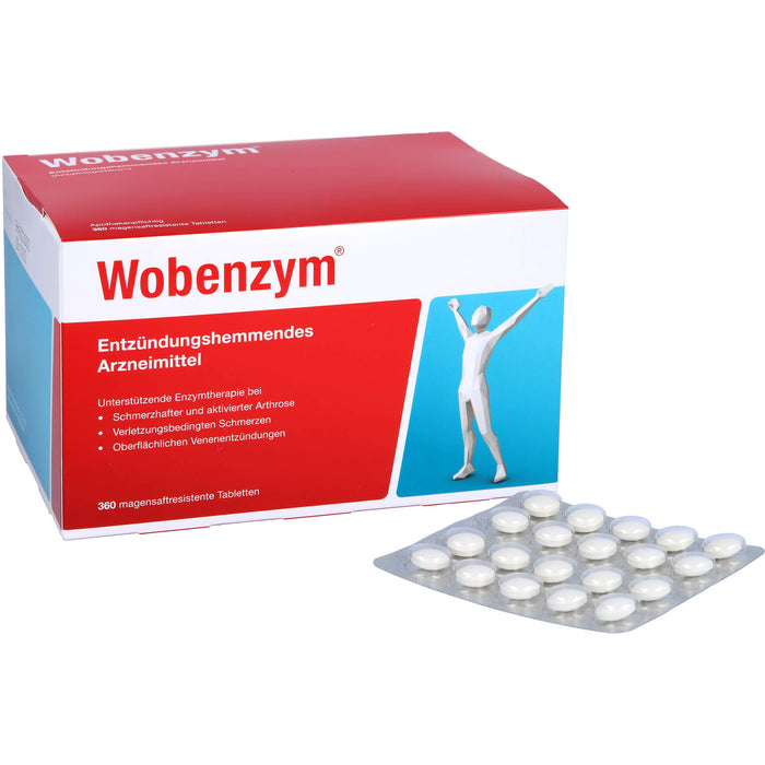 Wobenzym, magensaftresistente Tablette, 360 pcs. Tablets