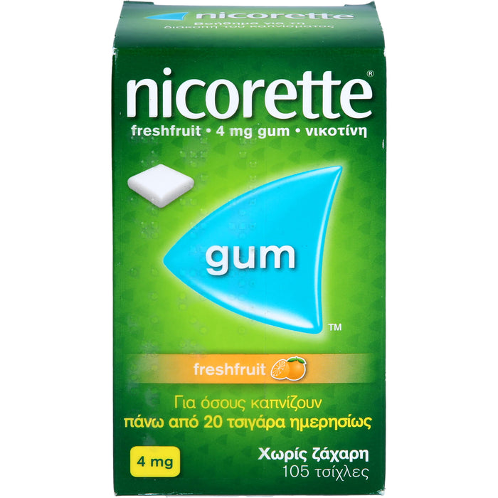 nicorette Kaugummi freshfruit 4 mg Reimport Kohlpharma, 105 St. Kaugummi