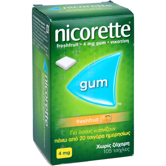 nicorette Kaugummi freshfruit 4 mg Reimport Kohlpharma, 105 St. Kaugummi