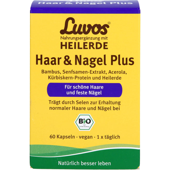 Luvos Heilerde Bio Haar & Nagel Plus Kapseln, 60 pc Capsules