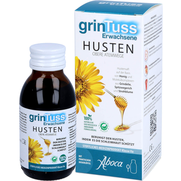 Grintuss Erwachsene Hustensaft, 128 g Solution