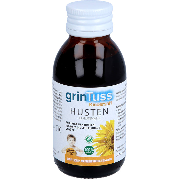 grinTuss Kindersaft beruhigt den Husten, 128 g Lösung