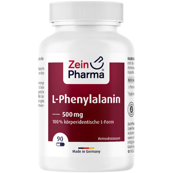 L-Phenylalanin 500 mg veg. HPMC Kaps. Zein Pharma, 90 St KAP