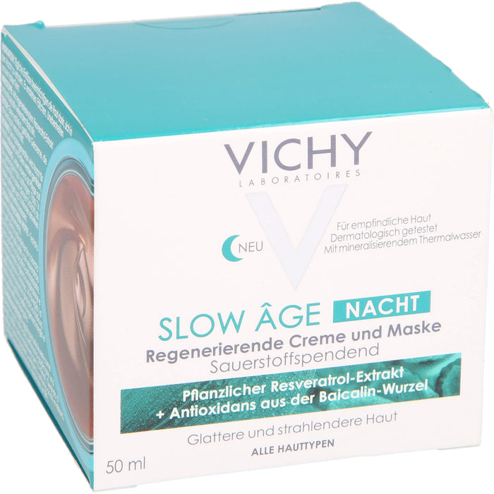 VICHY Slow Age Nacht Regenerierende Creme & Maske, 50 ml Crème