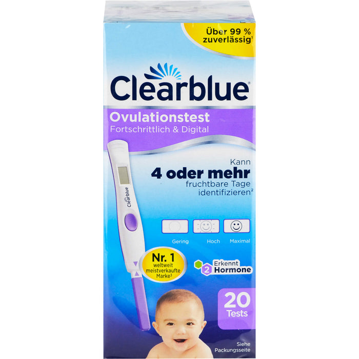 Clearblue Ovulationstest fortschrittlich & digital, 20 pcs. Test