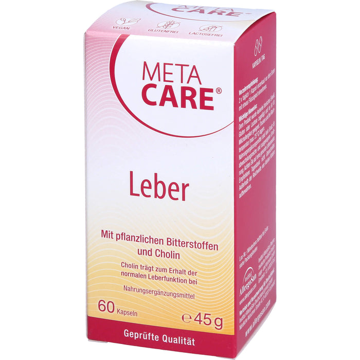 metacare Leber Kapseln, 60 pcs. Capsules