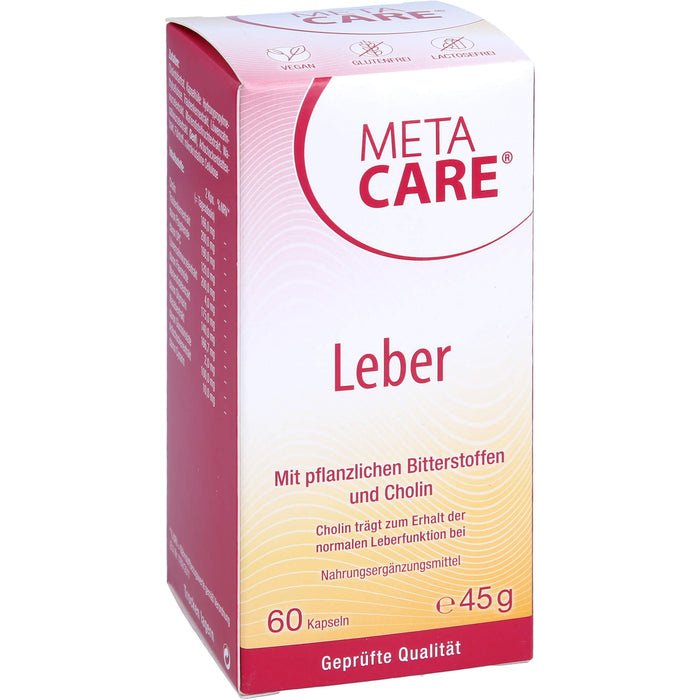 metacare Leber Kapseln, 60 pcs. Capsules