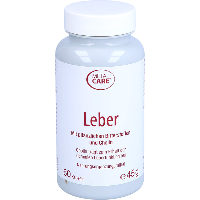 metacare Leber Kapseln, 60 pcs. Capsules