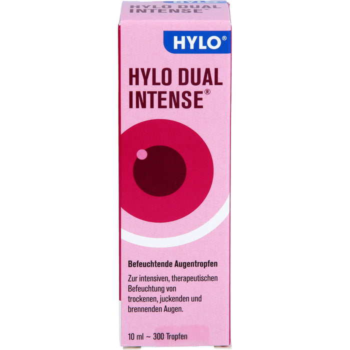 HYLO DUAL INTENSE, Augentropfen (ohne Konservierungsmittel), 10 ml Solution