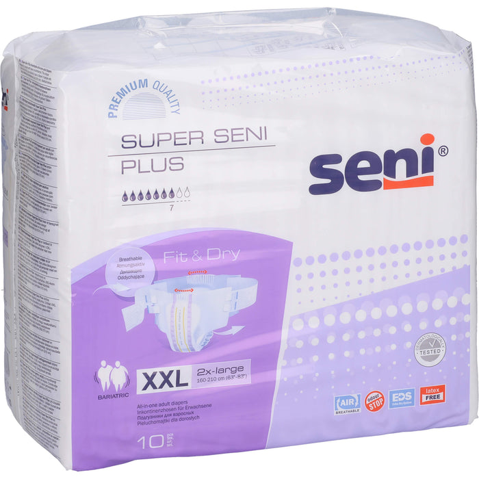 Super Seni Plus XXL Inkontinenzhose f. Erwachsene, 10 St