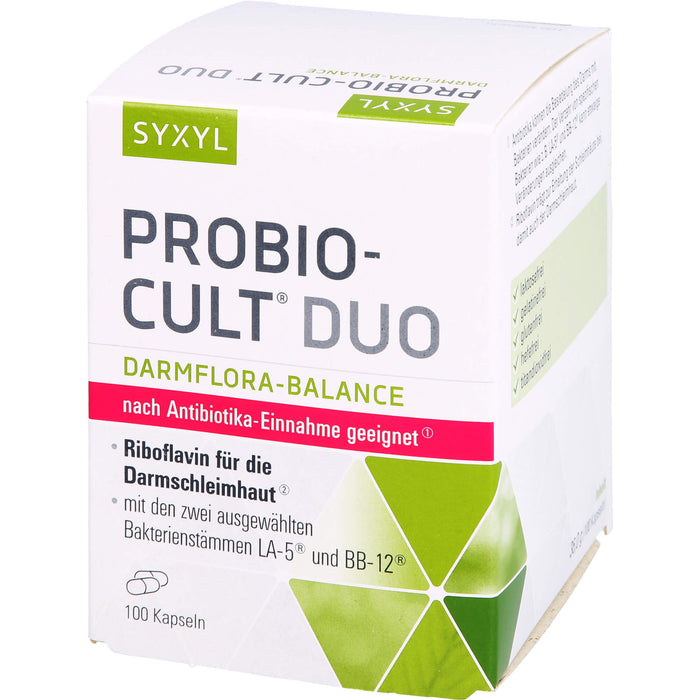 SYXYL Probio-Cult Duo Darmflora-Balance Kapseln, 100 pc Capsules