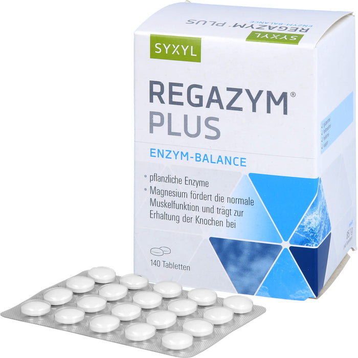 SYXYL REGAZYM PLUS Tabletten zur ernährungsphysiologisch sinnvollen Unterstützung für den gesamten Organismus, 140 pc Tablettes