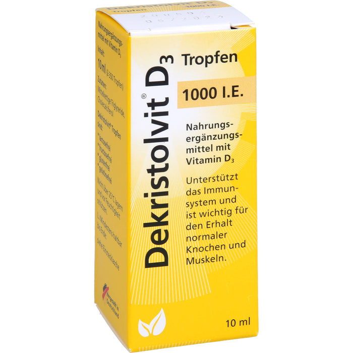 Dekristolvit D3 Tropfen 1000 I.E., 10 ml Lösung