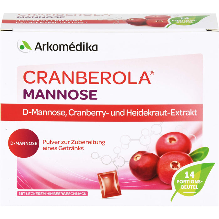 Arkomédika Cranberola Mannose Pulver, 14 pcs. Sachets