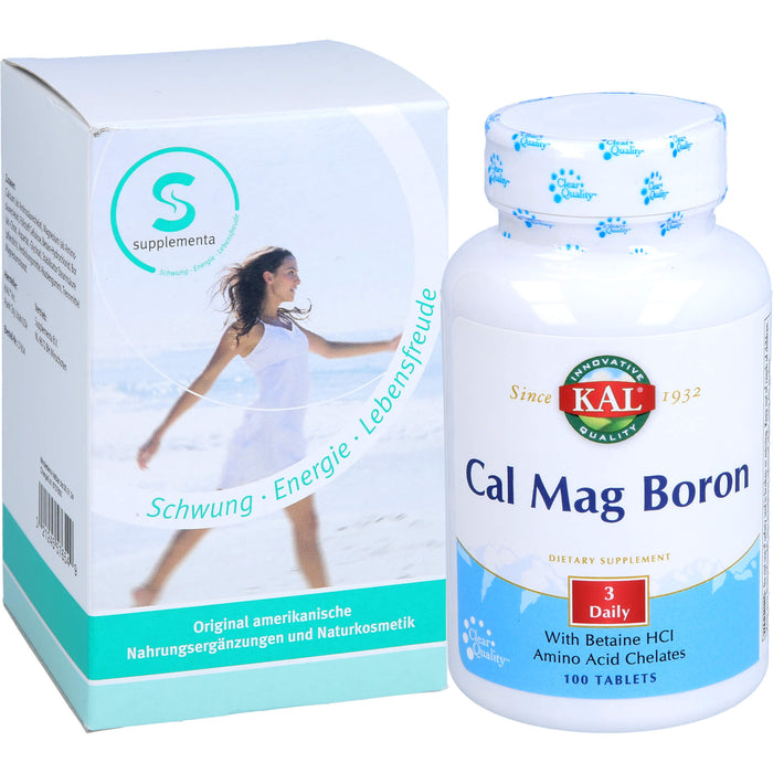 Calcium & Magnesium + Bor KLEAN LABS, 100 St TAB