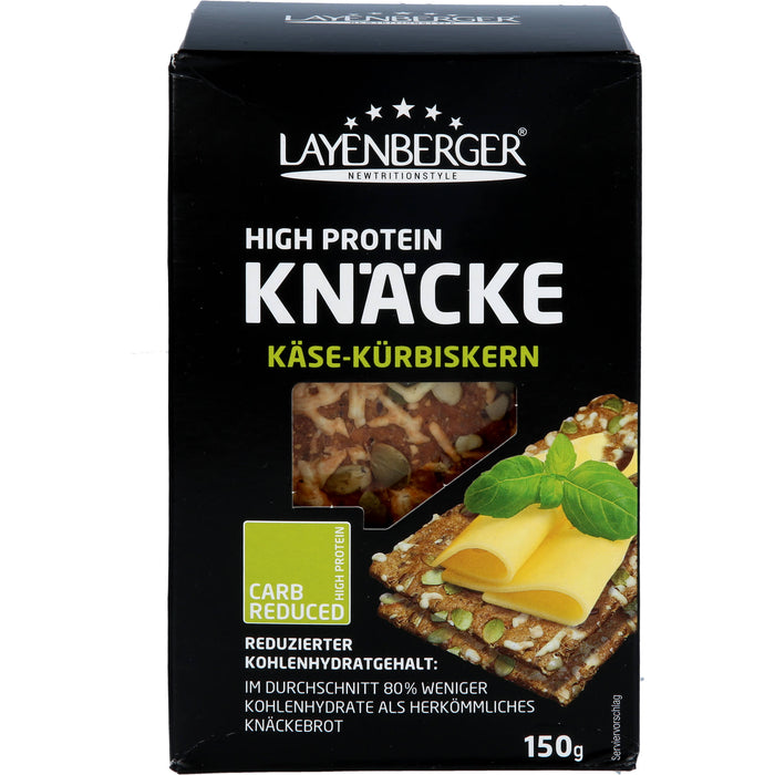 LowCarb.one High Protein Knäcke Käse-Kürbiskern, 150 g