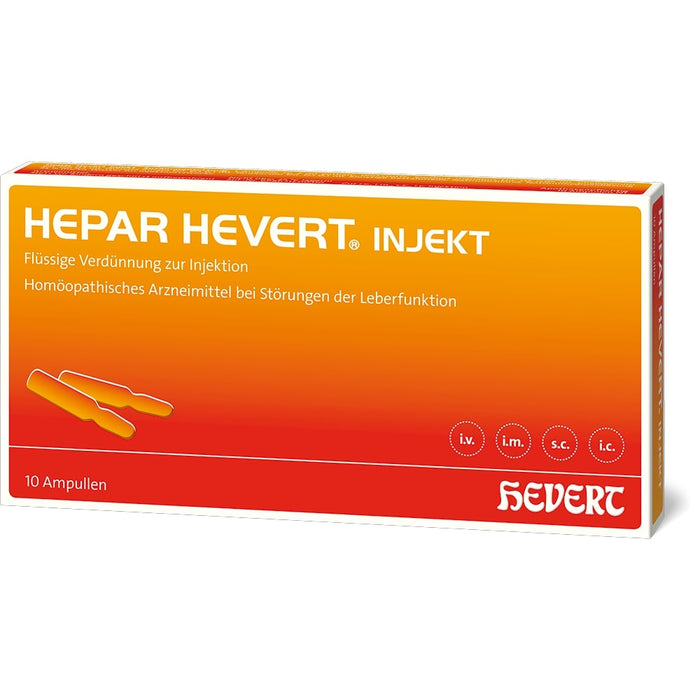 Hepar Hevert injekt Ampullen, 10 pc Ampoules