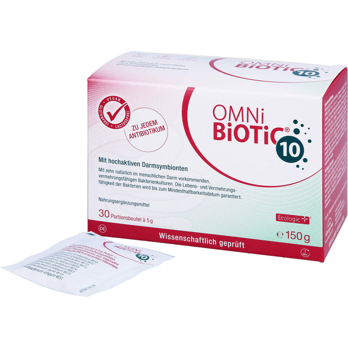 OMNi-BiOTiC 10 mit hochaktiven Darmsymbionten Portionsbeutel, 30 St. Beutel