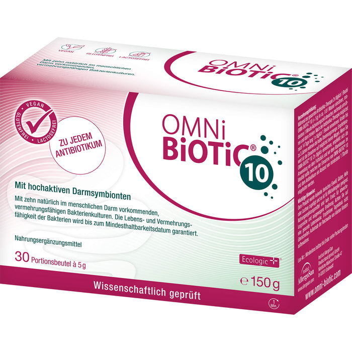 OMNi-BiOTiC 10 mit hochaktiven Darmsymbionten Portionsbeutel, 30 pc Sachets