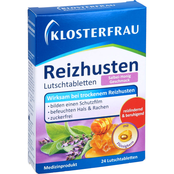 KLOSTERFRAU Reizhusten Lutschtabletten Salbei-Honig, 24 St. Tabletten