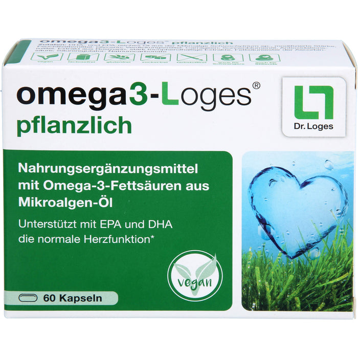 omega3-Loges pflanzlich Kapseln, 60 pcs. Capsules