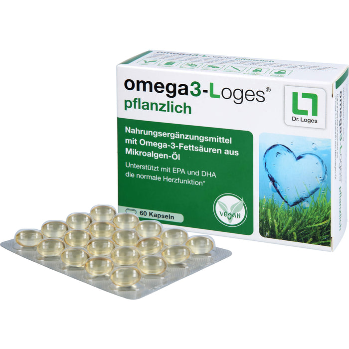 omega3-Loges pflanzlich Kapseln, 60 pc Capsules