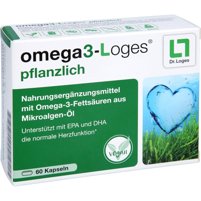 omega3-Loges pflanzlich Kapseln, 60 pcs. Capsules