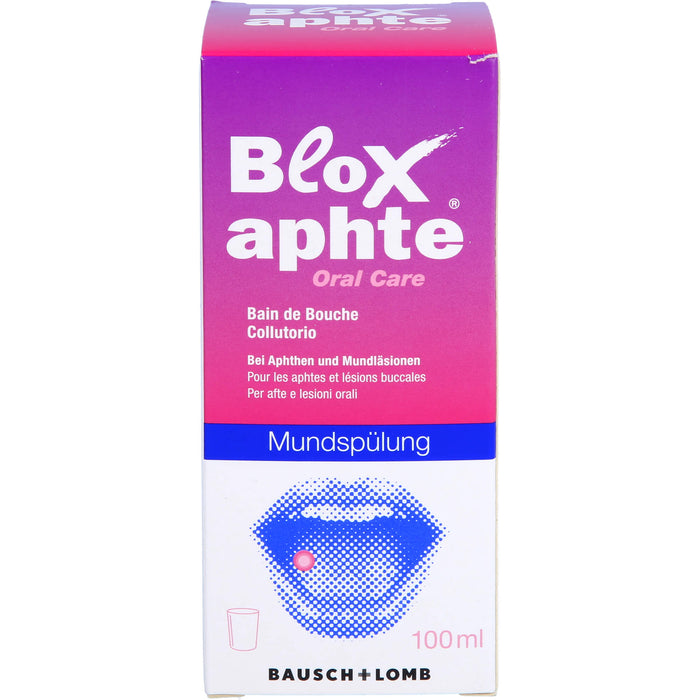 Bloxaphte Oral Care Mundspülung, 100 ml MUW