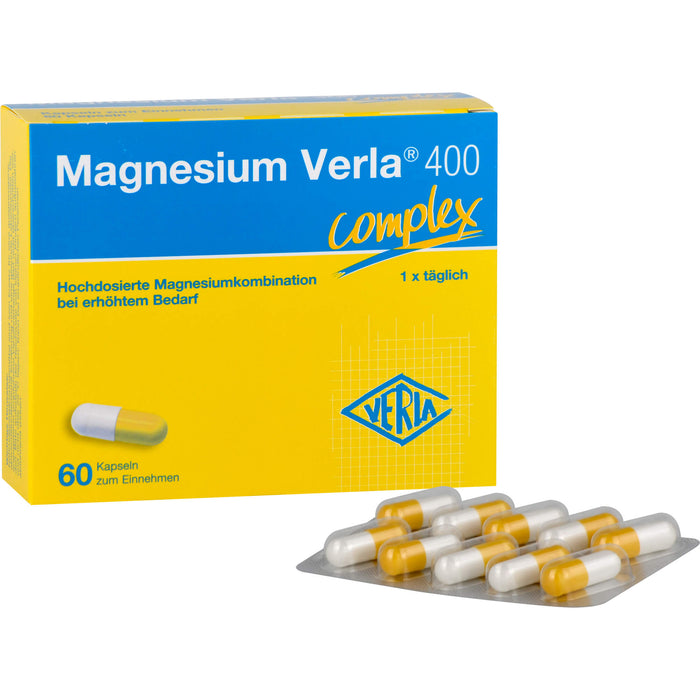 Magnesium Verla 400 complex Kapseln, 60 pcs. Capsules