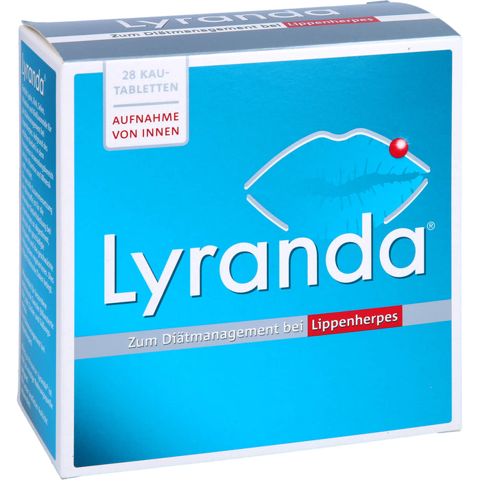 Lyranda Kautabletten zum Diätmanagement bei Lippenherpes, 28 pcs. Tablets