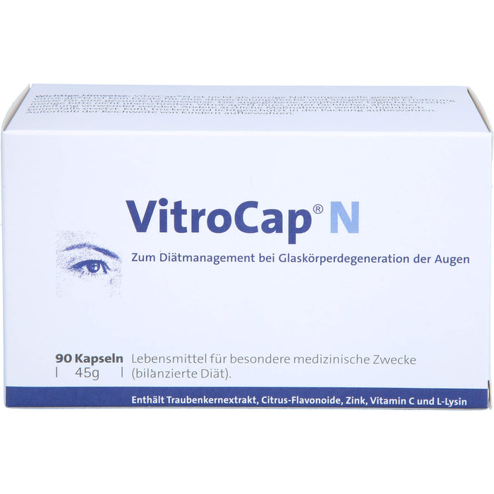 VitroCap N Kapseln bei Glaskörperdegeneration der Augen, 90 St. Kapseln