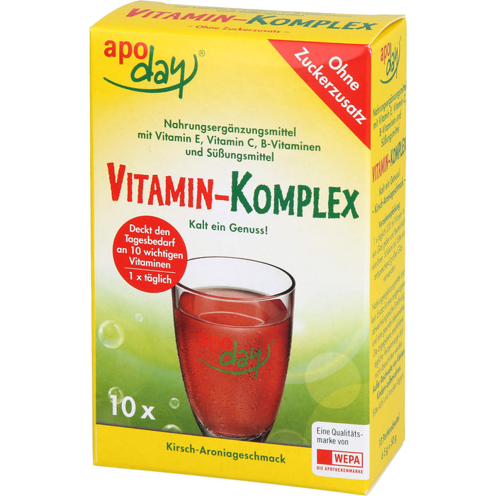 APODAY Vitamin-Komplex Kirsch-Aronia o.Zz Pulver, 10X5 g PUL