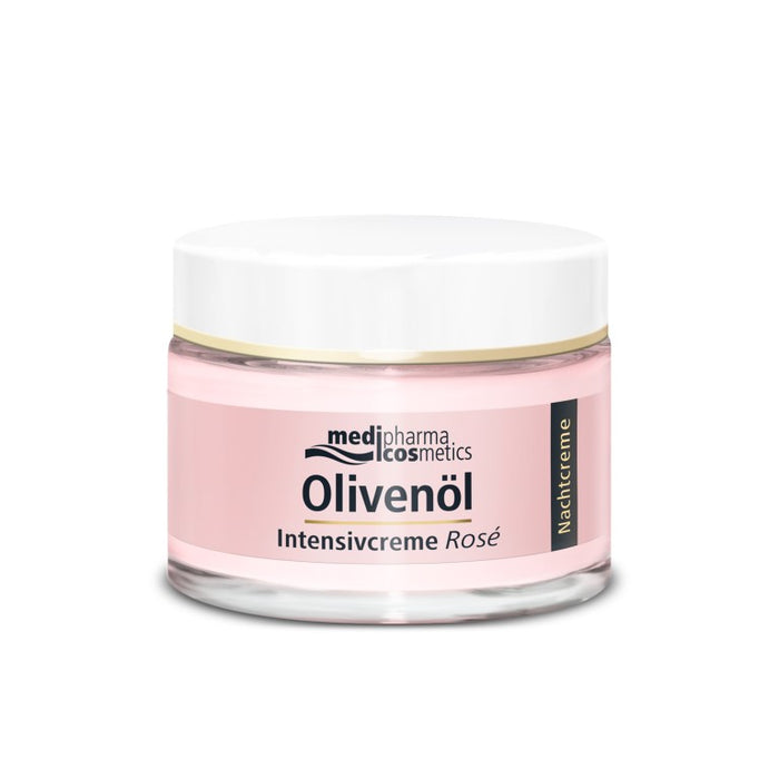 Olivenöl Intensivcreme Rose Nachtcreme, 50 ml Cream