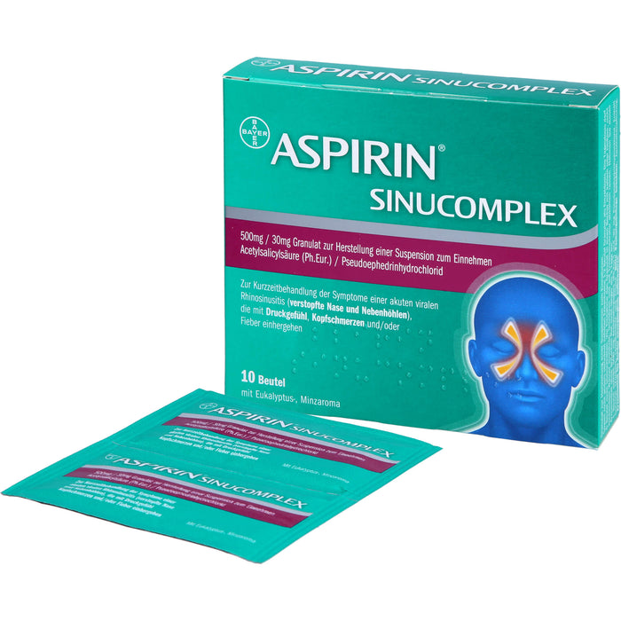 ASPIRIN Sinucomplex Granulat, 10 pcs. Sachets