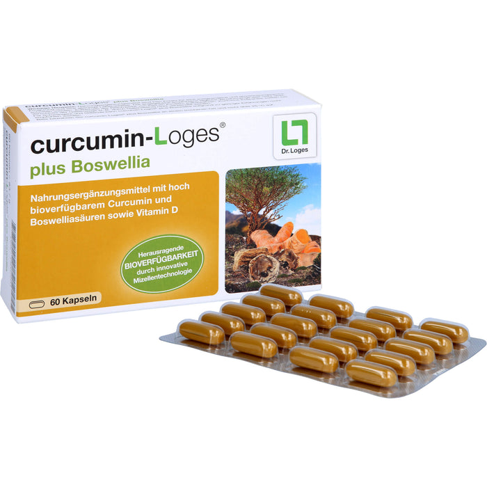 curcumin-Loges plus Boswellia Kapseln, 60 pcs. Capsules